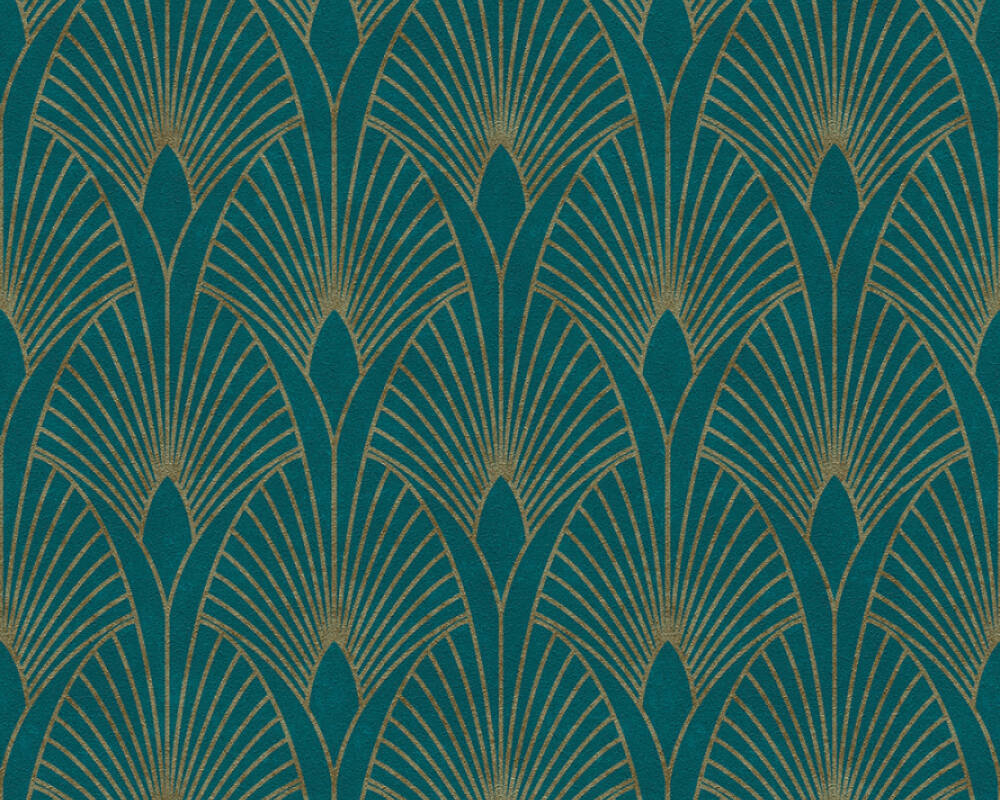 Trendy Teal Wallpaper - New Walls Collection