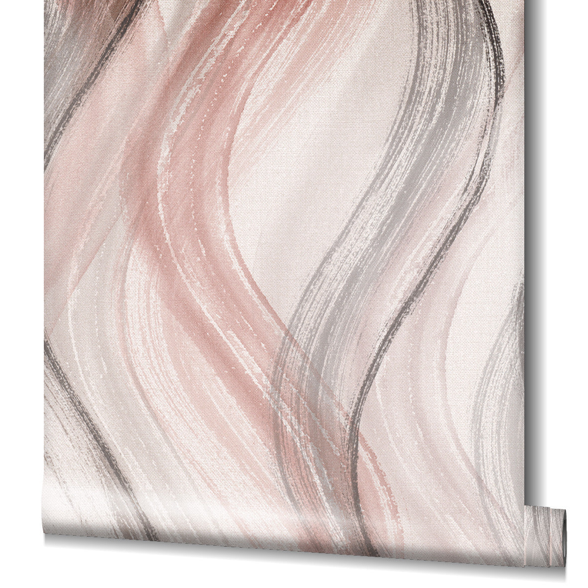 Pastel Pink Watercolour Swirl Wallpaper by Marburg 32443