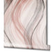 Pastel Pink Watercolour Swirl Wallpaper by Marburg 32443