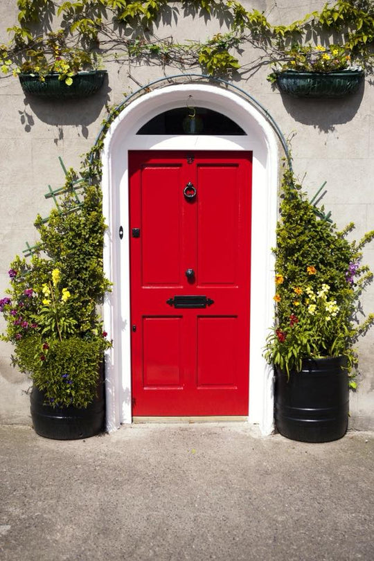 Signal Red Door Paint -Fleetwood