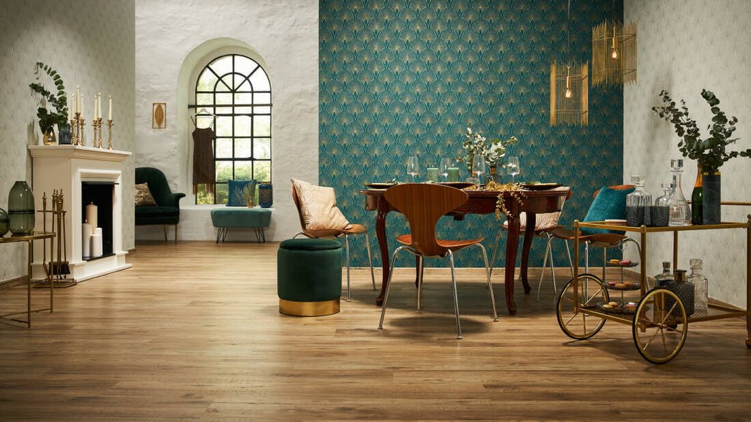 Trendy Teal Wallpaper - New Walls Collection