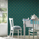 Trendy Teal Wallpaper - New Walls Collection