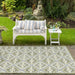 Florida Geometric Outdoor FlatweaveRug - Green