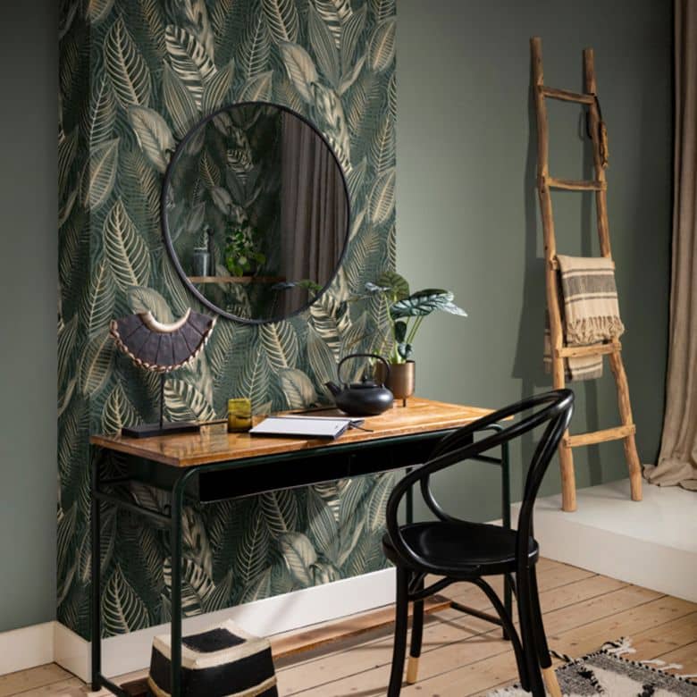 African Queen Leaf Wallpaper- Rasch 751826