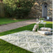 Florida Geometric Outdoor FlatweaveRug - Green