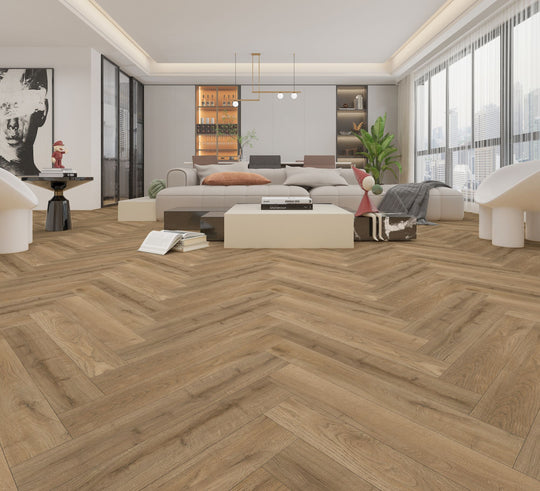 Beige Oak Herringbone - €19.95 sq yd. 2.29 sq yd per pack. Price per pack below