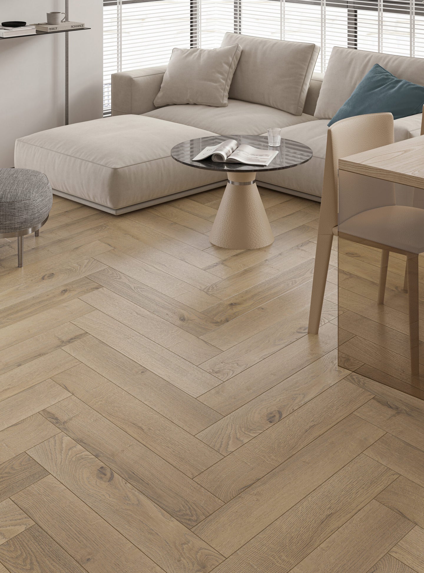 Beige Oak Herringbone - €19.95 sq yd. 2.29 sq yd per pack. Price per pack below