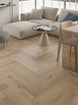 Beige Oak Herringbone - €19.95 sq yd. 2.29 sq yd per pack. Price per pack below