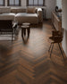 Rustic Walnut Herringbone - €19.95 sq yd. 2.29 sq yd per pack. Price per pack below