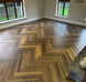 Rustic Walnut Herringbone - €19.95 sq yd. 2.29 sq yd per pack. Price per pack below