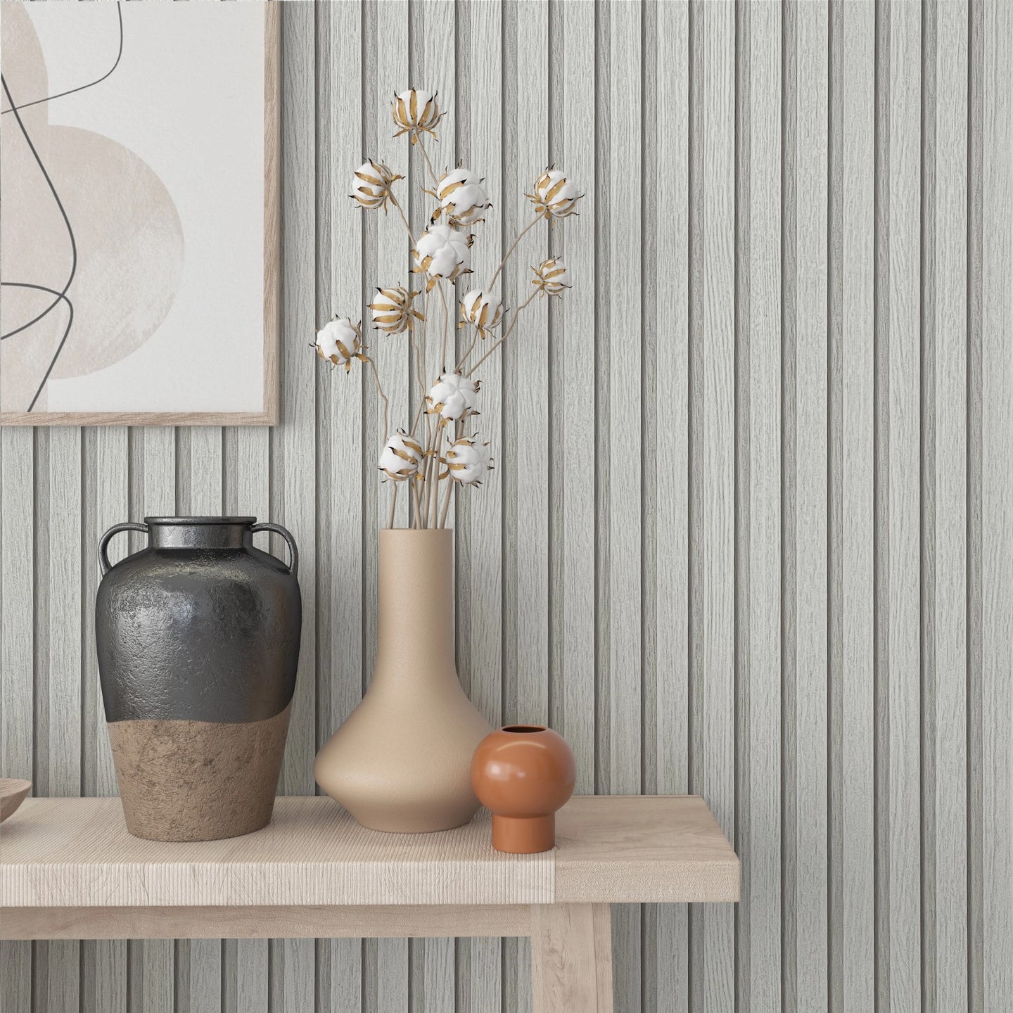 Marburg Bontica Grey Striped -33956