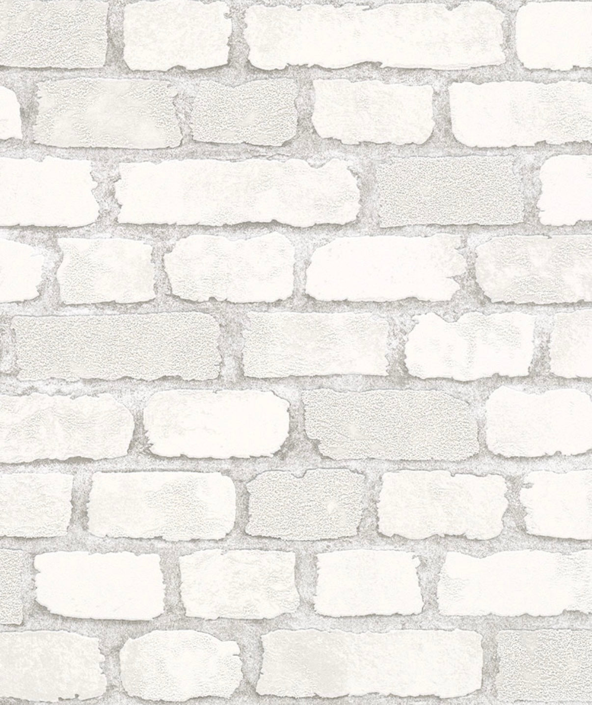 Marburg Brick Effect Silver/White  58412