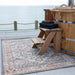Terracotta Distressed Weatherproof Outdoor Garden Rug - Adana