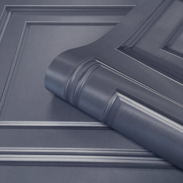 Amara Panel Wallpaper Navy