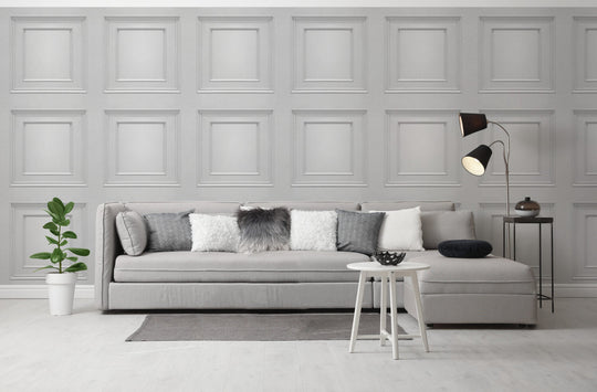 Amara Panel Wallpaper Silver