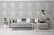 Amara Panel Wallpaper Silver