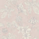 Botanic Floral Blush Metallic Wallpaper - Arthouse 902700