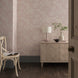 Botanic Floral Blush Metallic Wallpaper - Arthouse 902700