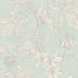 Botanic Floral Soft Teal Metallic Wallpaper - Arthouse 902703