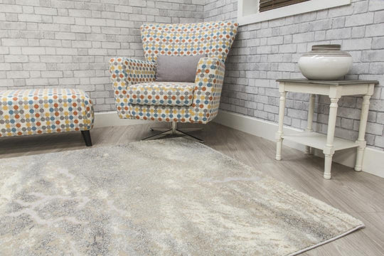 Neutral Abstract Callisto Rug