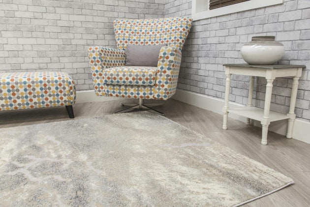 Neutral Abstract Callisto Rug