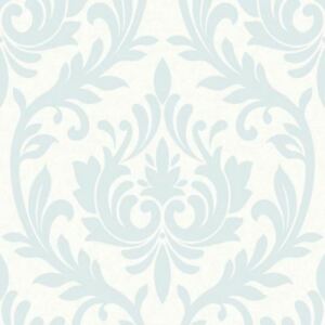Vintage Duck Egg Lucca Damask - Arthouse 891200