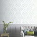 Vintage Duck Egg Lucca Damask - Arthouse 891200