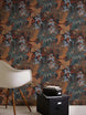 Warm Jungle Leaves Non Woven Wallpaper by Livingwalls