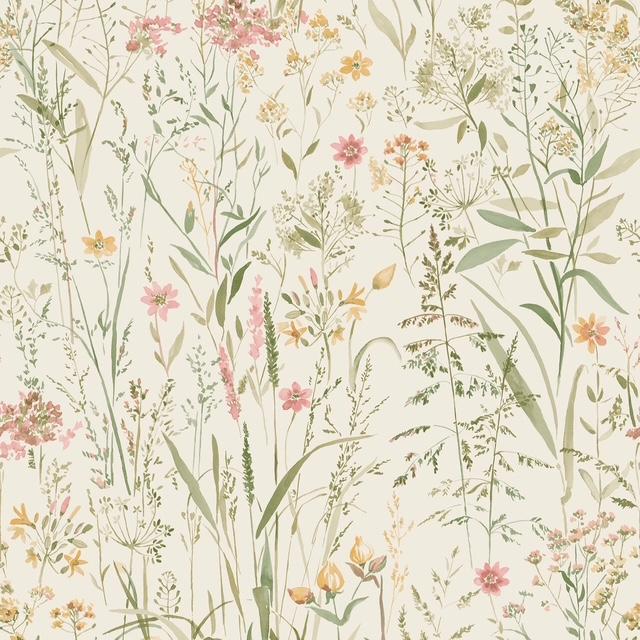 Grandeco Life Free Flower Neutral A74501