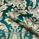 Luxury Green & Gold Damask Walppaper