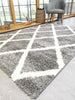 Oslo- Grey Trellis