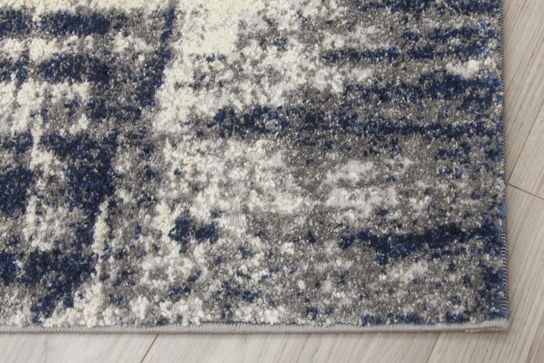 Navy Abstract Callisto Rug