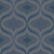 Embossed Nuevo Navy Wallpaper- Grandeco A34102