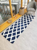 Oslo- Navy Trellis