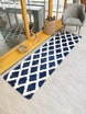 Oslo- Navy Trellis
