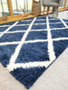 Oslo- Navy Trellis