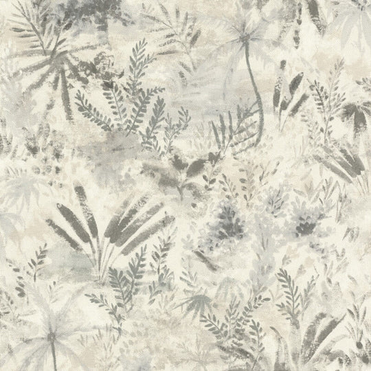 Watercolour Cream/Grey Florals by Rasch 543018