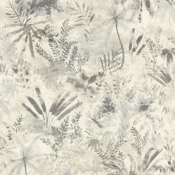 Watercolour Cream/Grey Florals by Rasch 543018