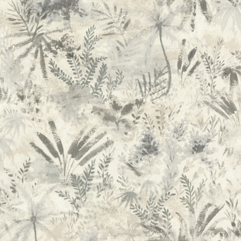 Watercolour Cream/Grey Florals by Rasch 543018