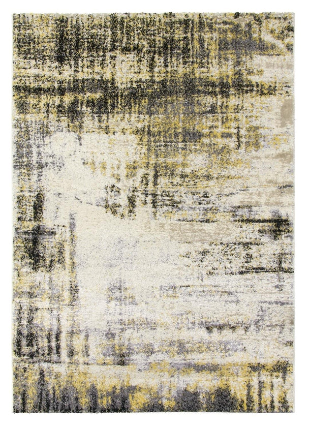 Yellow Abstract Callisto Rug