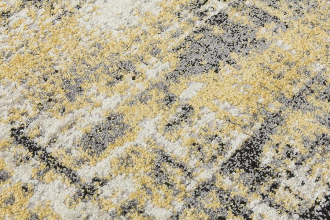 Yellow Abstract Callisto Rug