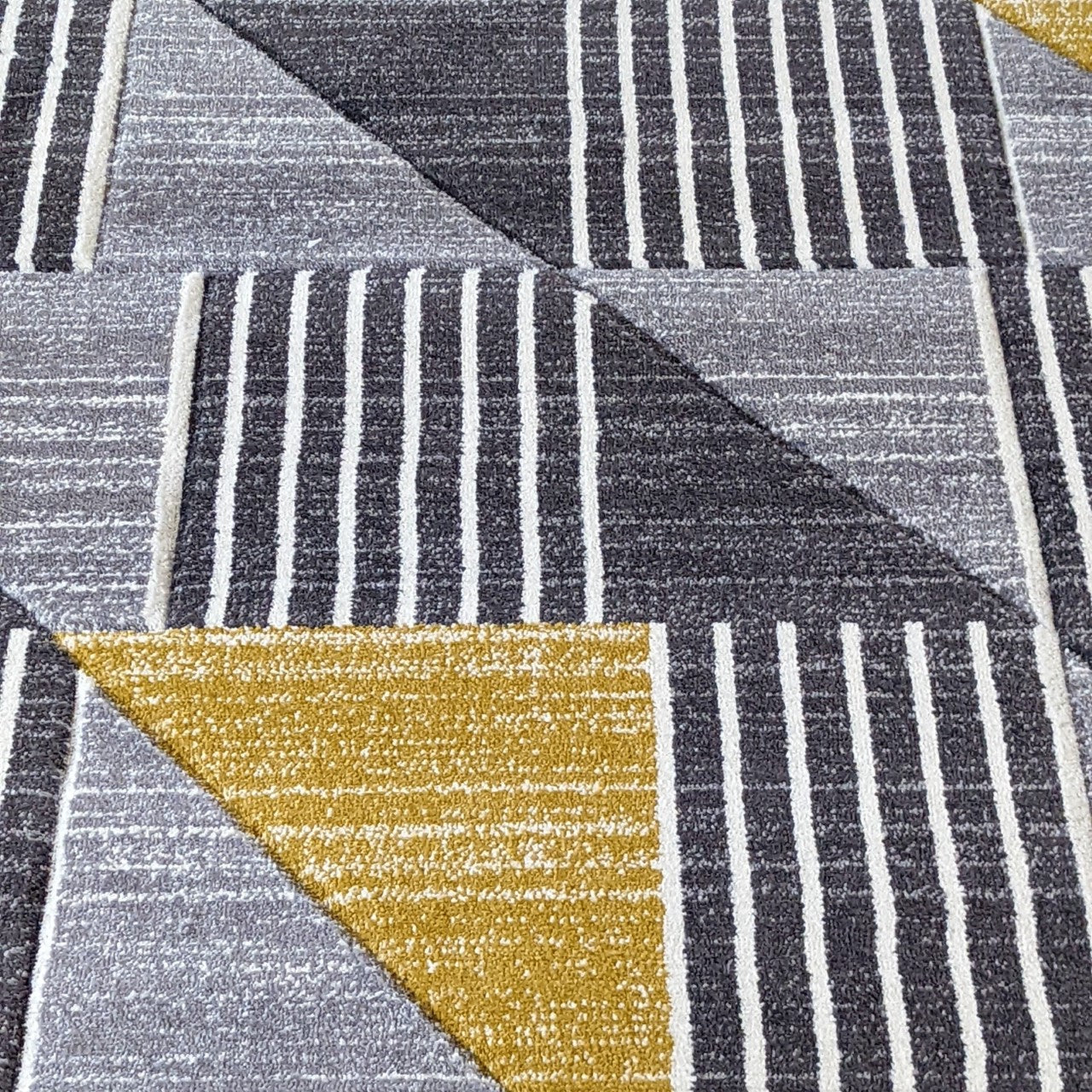 Yellow and Grey Geometric Squares -Boston